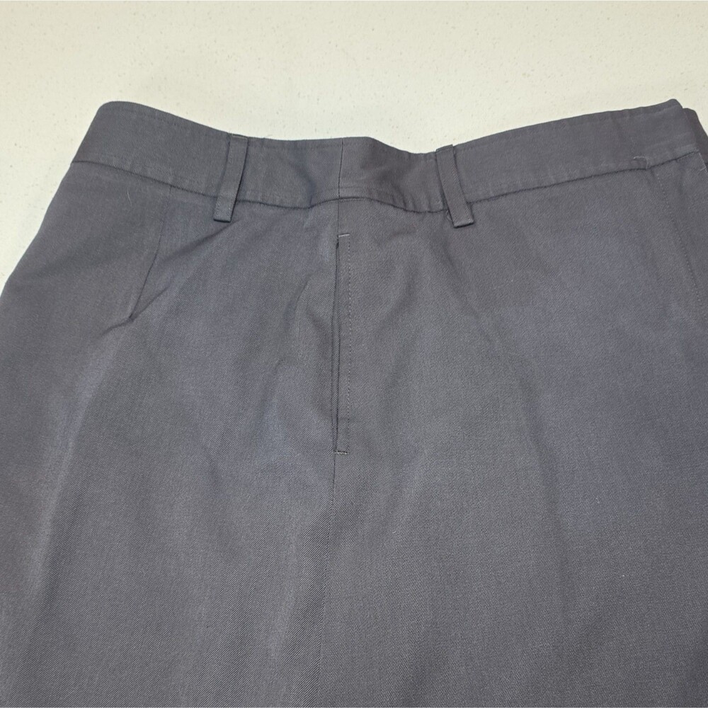 J.Crew Gray Cotton Twill A-Line Mini Skirt Size 30 Lined Zip Belt Loops - Picture 6 of 16
